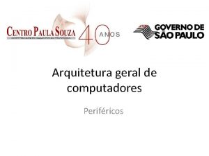 Periféricos de entrada