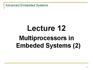 Embeded processors