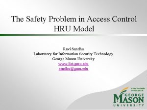 Hru security model