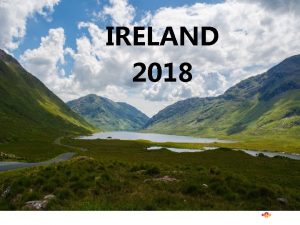 IRELAND 2018 Payment Options Automatic Monthly Payment Plans
