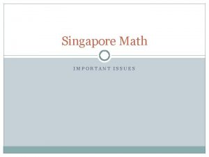 Singapore math concrete pictorial abstract