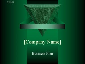 3122021 Company Name Business Plan Mission Statement t