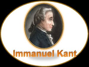 Immanuel kant