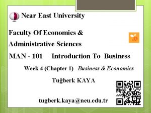 Near East University Faculty Of Economics Administrative Sciences