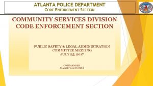 Atlanta code enforcement
