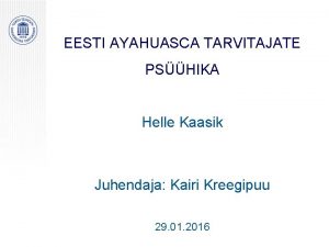 Ayahuasca eesti