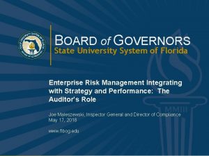 Board of governors state university system of florida