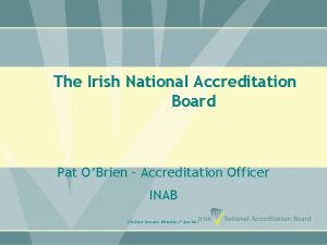 National accreditation board