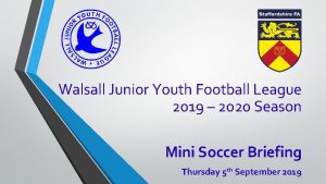 Walsall youth football league Walsall youth football league