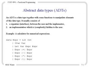 Adt functional programming