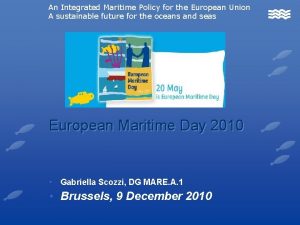 An Integrated Maritime Policy for the European Union