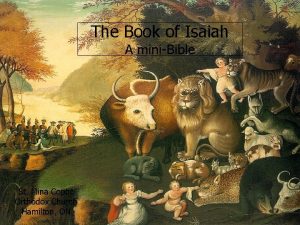 Why is the book of isaiah called a mini bible