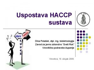 Haccp definicija