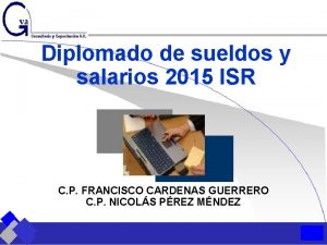 Diplomado de sueldos y salarios 2015 ISR C