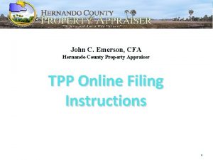 Hernando county property appraiser search