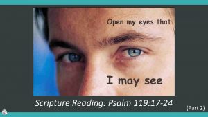 Psalm 119 verse 17-24