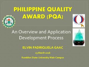 Pqa levels of recognition