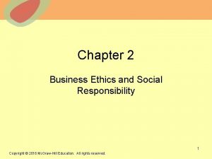Chapter 2 ethics and social responsibility in business