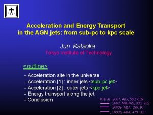 Acceleration and Energy Transport in the AGN jets