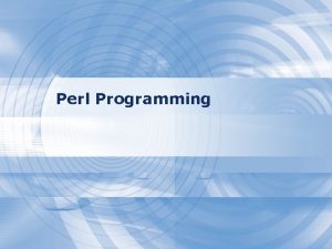 Perl Programming Reference Man Page man perlintro man