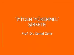 Cemal zehir kimdir