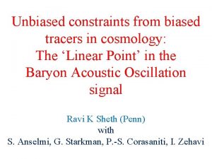 Unbiased constraints from biased tracers in cosmology The