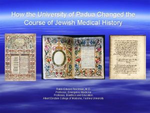 How the University of Padua Changed the Course