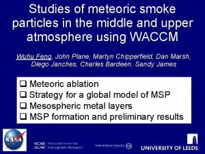 Studies of meteoric smoke particles in the middle