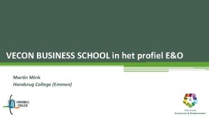 Vecon business school