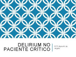 Delirium refractario Delirium refractario