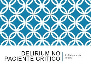 Delirium refractario