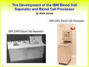 Blood cell separator