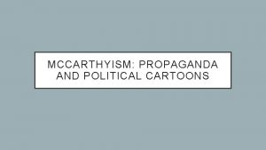 Mccarthyism political cartoon
