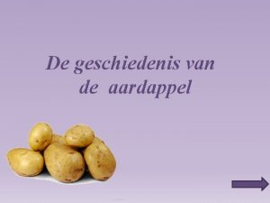 Geschiedenis van de aardappel