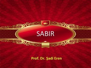 SABIR Prof Dr adi Eren Necip Fazl Sabbr