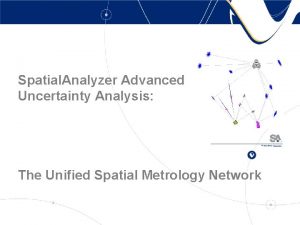 Spatial analyzer software