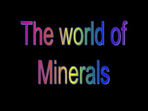 Words like shiny, glassy, waxy or dull describe a mineral's