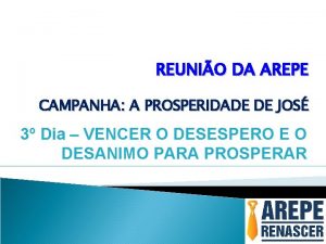 Campanha da prosperidade