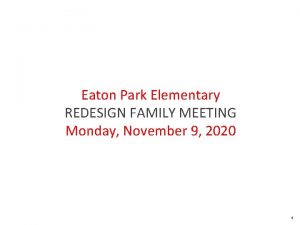 Eaton park elementary