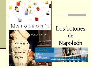Los botones de napoleon