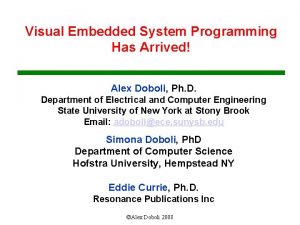 Embedded systems examples
