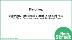 Review Beginnings First Humans Separation Cain and Abel