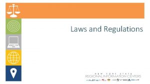 Laws and Regulations Section Overview Family Educational Rights