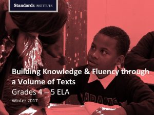 Building Knowledge Fluency through a Volume of Texts