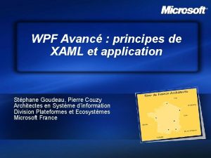WPF Avanc principes de XAML et application Stphane