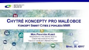 CHYTR KONCEPTY PRO MAL OBCE KONCEPT SMART CITIES