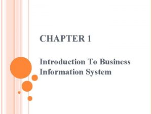 Components of information system