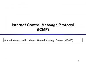 Icmp protocol header