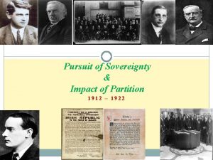 Pursuit of sovereignty and impact of partition essays
