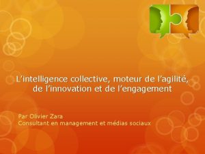 Lintelligence collective moteur de lagilit de linnovation et